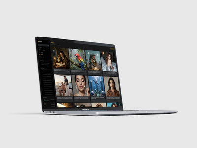 AI image gallery made with VaultAI Ultra — offline image generation, nothing uploaded