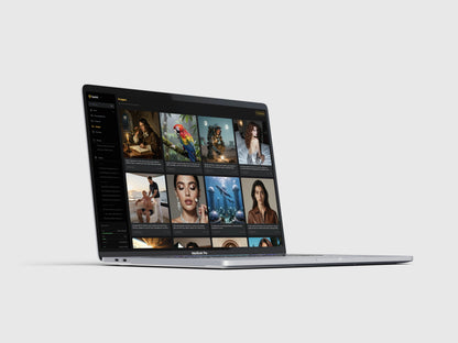 AI image gallery made with VaultAI Ultra — offline image generation, nothing uploaded